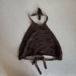 SEAFOLLY Australia cotton knit backless halter top